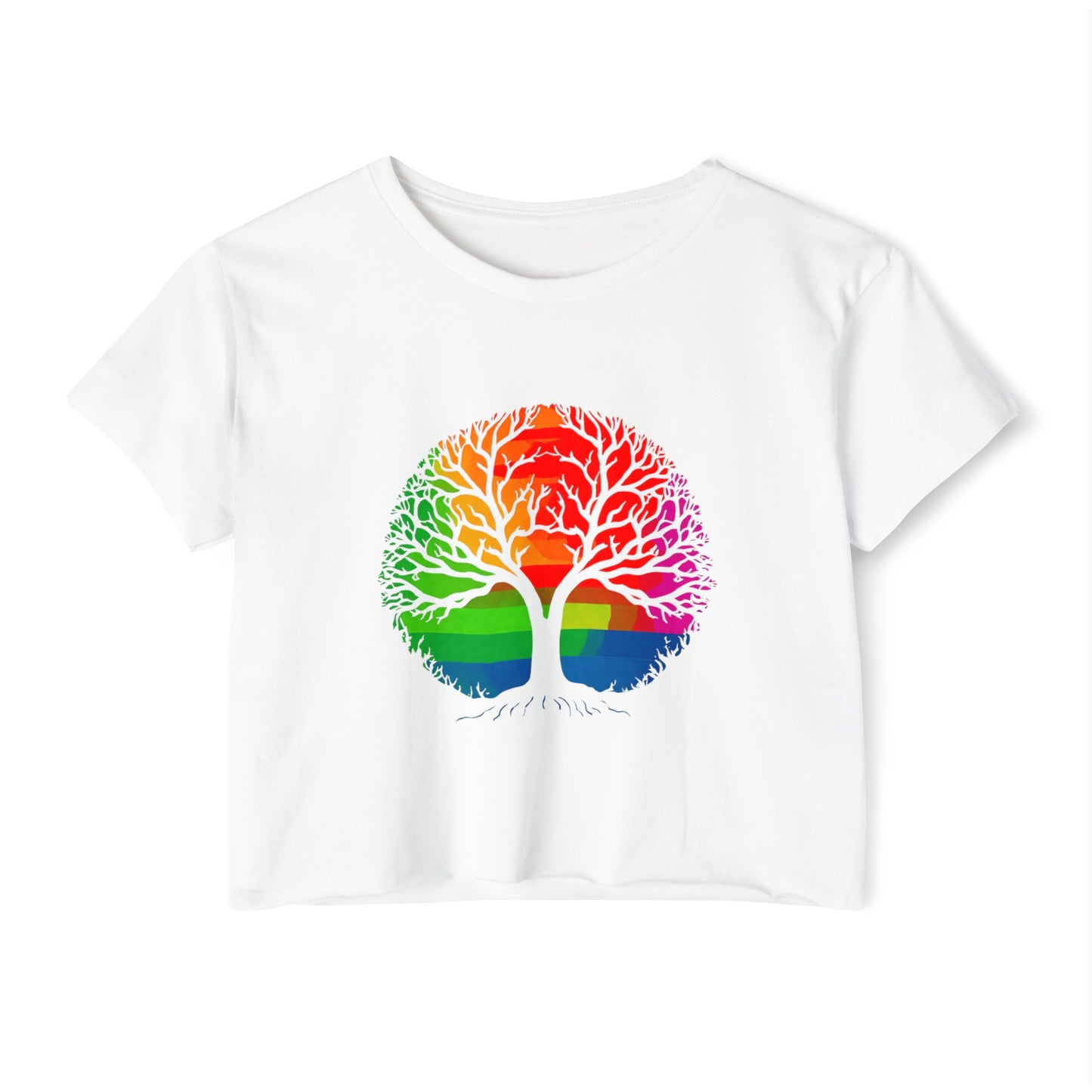 Pride Month Tree Crop Top