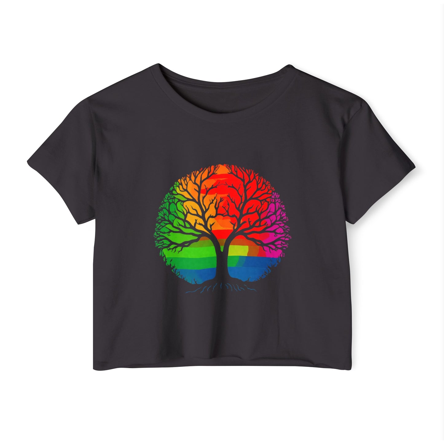 Pride Month Tree Crop Top