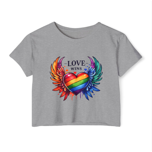 Pride Month Love Crop Top