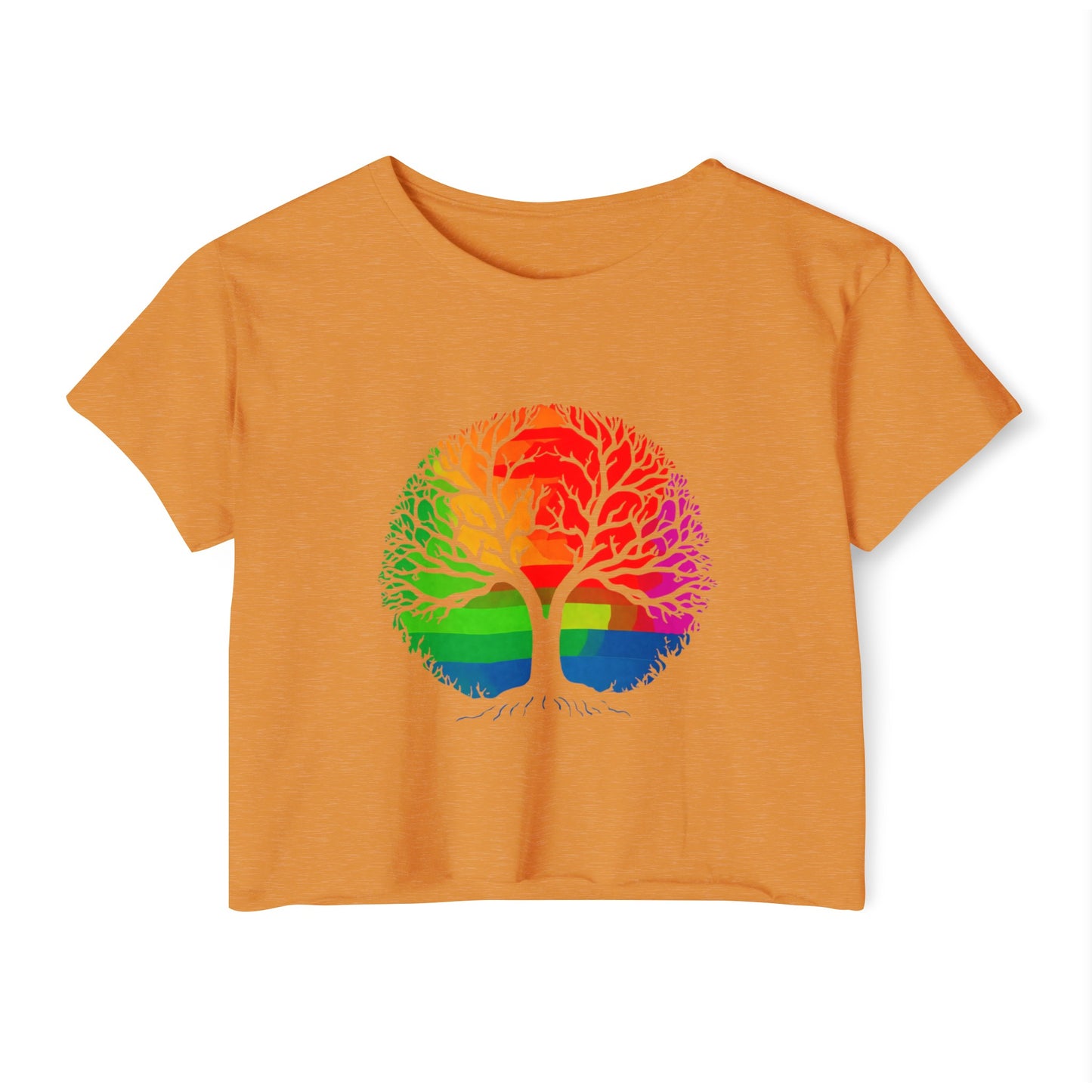 Pride Month Tree Crop Top