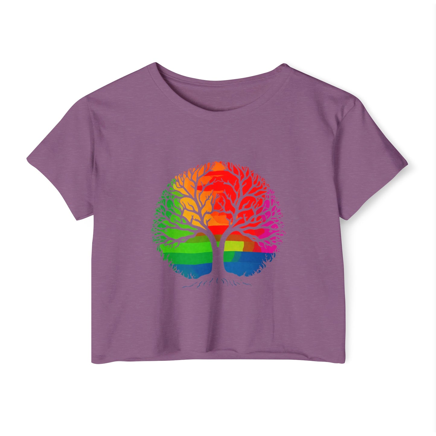 Pride Month Tree Crop Top