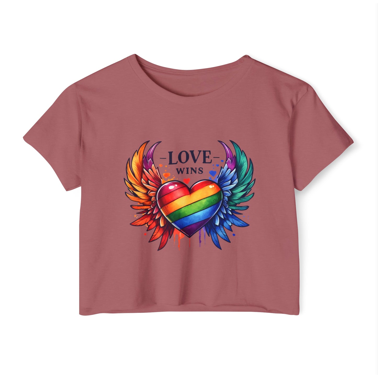 Pride Month Love Crop Top