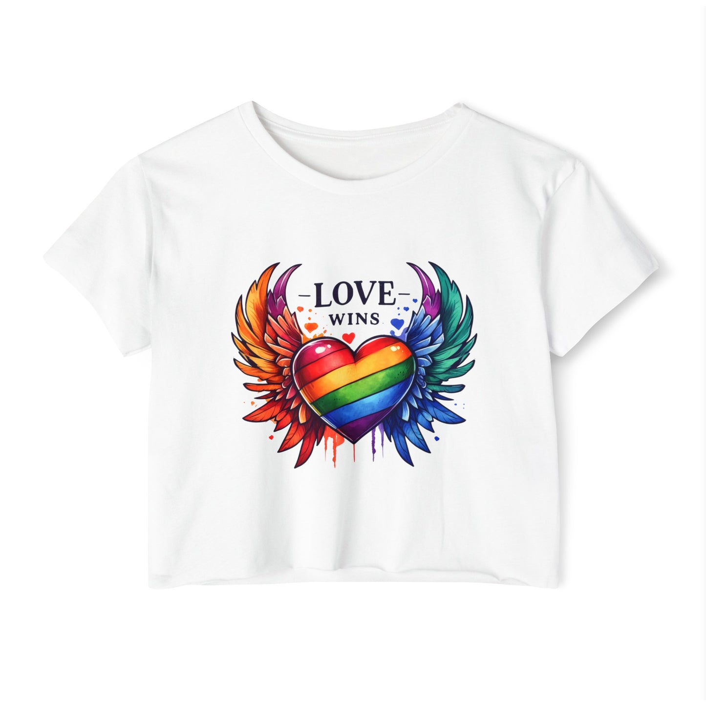 Pride Month Love Crop Top