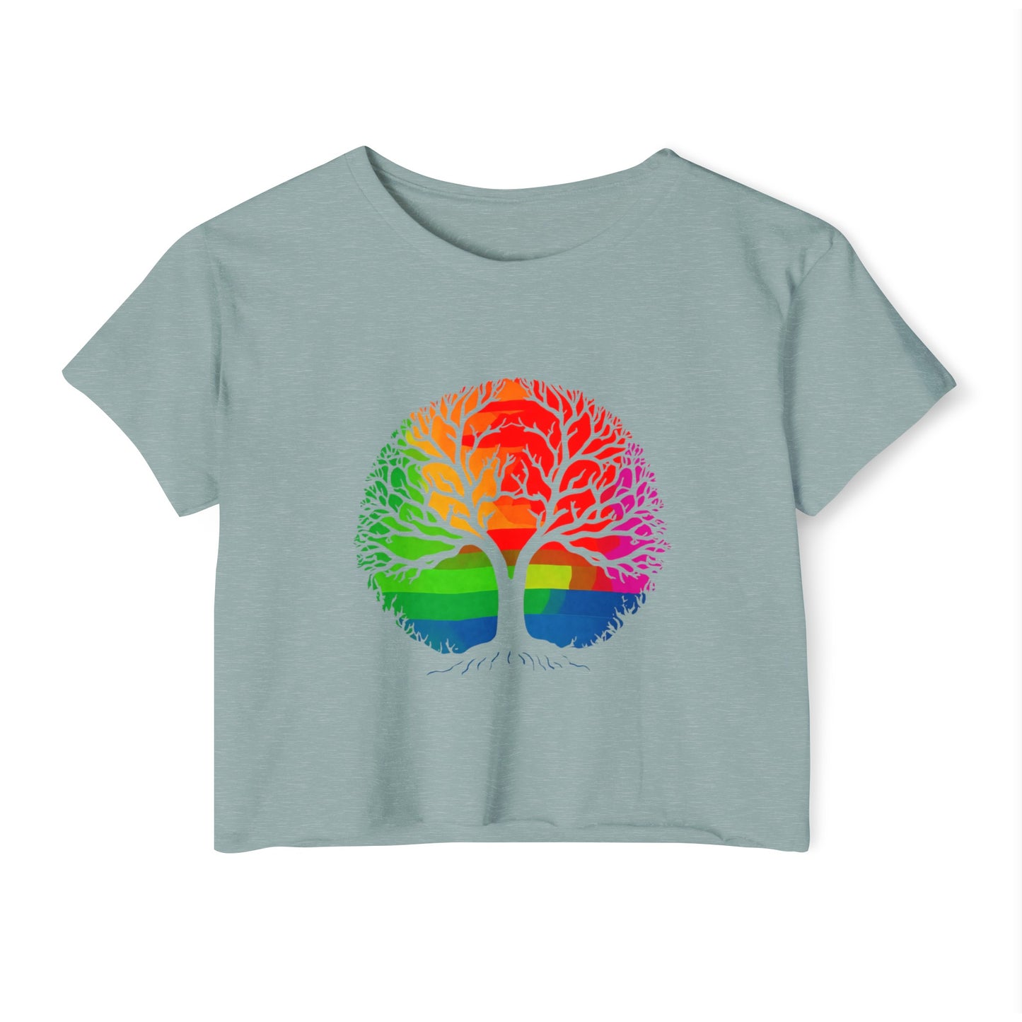 Pride Month Tree Crop Top