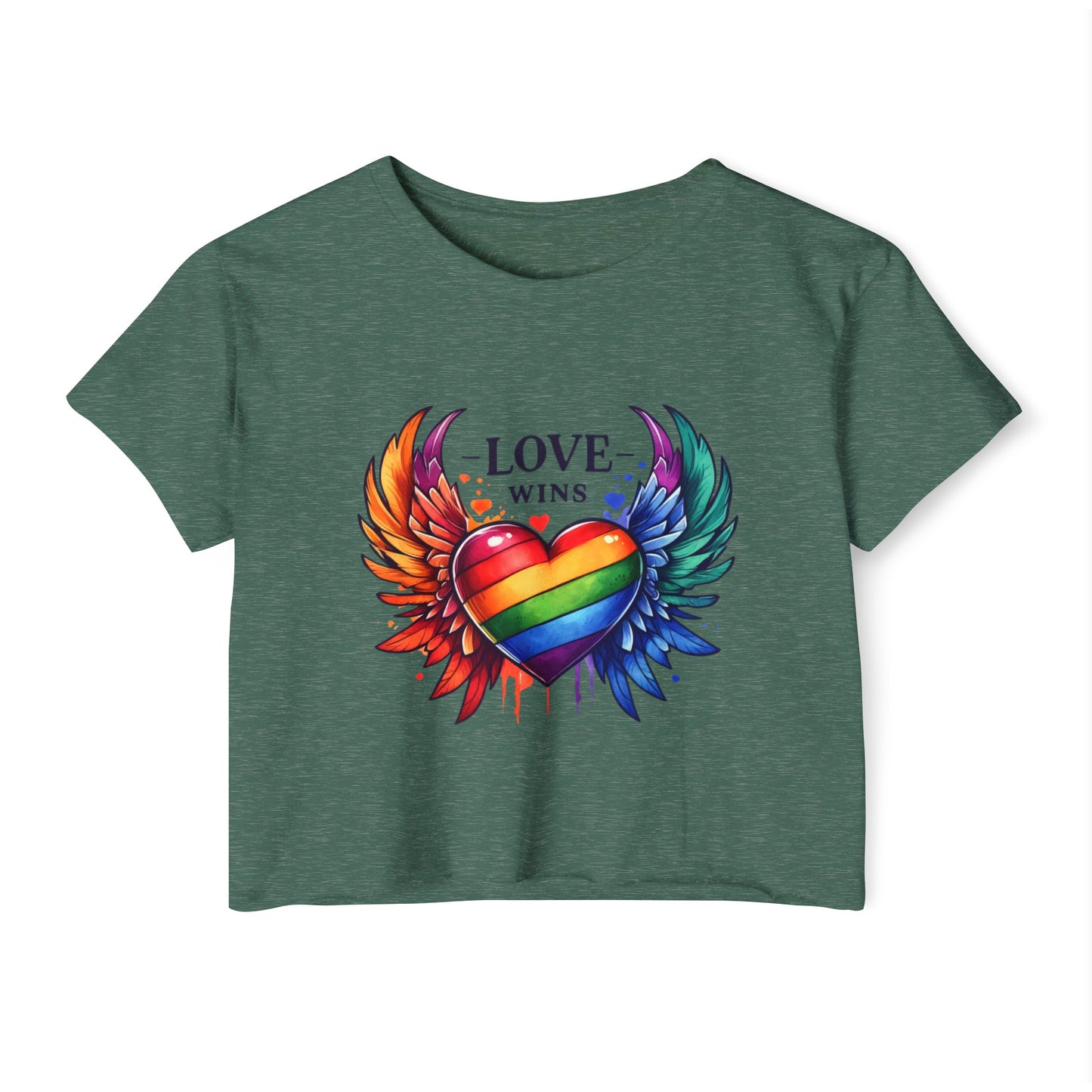 Pride Month Love Crop Top