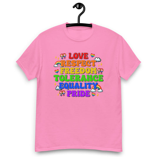 Love and respect Pride T shirt