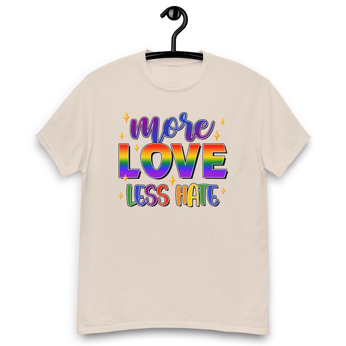 More Love Less Hate LGBTQ T shirt