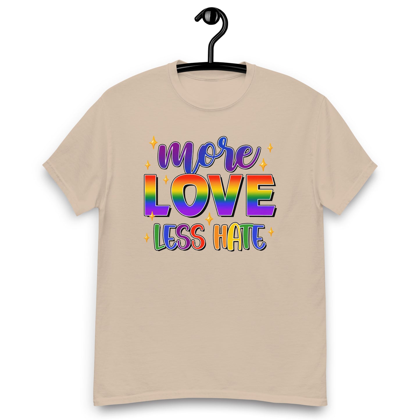 More Love Less Hate LGBTQ T shirt