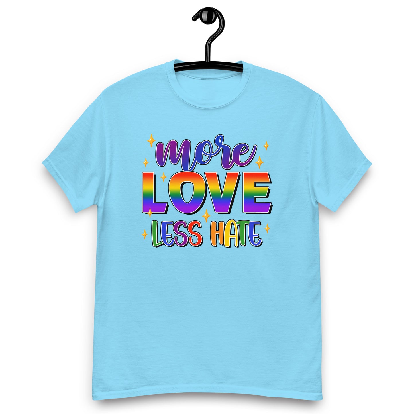 More Love Less Hate LGBTQ T shirt